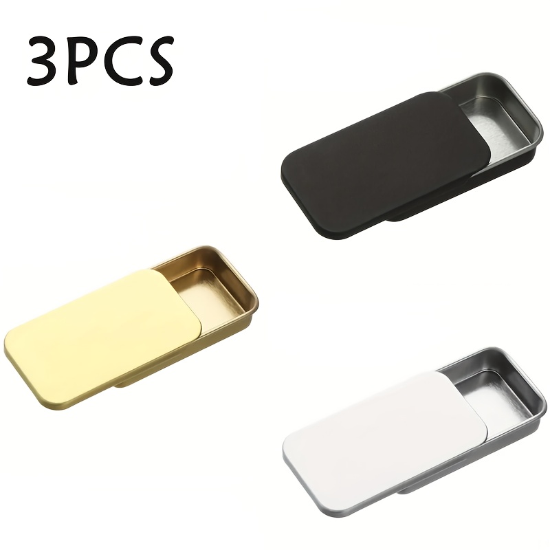 Mini Metal Slide Box for Storage, Portable Design